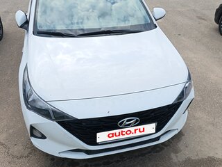 2021 Hyundai Solaris II Рестайлинг, белый, 1477000 рублей, вид 1
