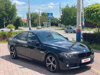 2014 BMW 5 серии Long 528Li xDrive VI (F10/F11/F07) Рестайлинг, чёрный, 1750000 рублей, вид 2