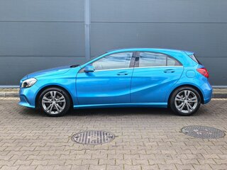 2016 Mercedes-Benz A-Класс 180 III (W176) Рестайлинг, голубой, 1799000 рублей, вид 2