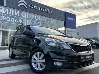 2015 Kia Rio III Рестайлинг, чёрный, 1245000 рублей, вид 1