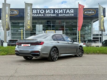 2019 BMW 7 серии 750d xDrive VI (G11/G12) Рестайлинг, серый, 6300000 рублей, вид 5