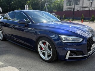 2018 Audi A5 II (F5), синий, 3600000 рублей, вид 3