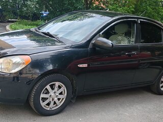 2006 Hyundai Verna II, чёрный, 500000 рублей, вид 1