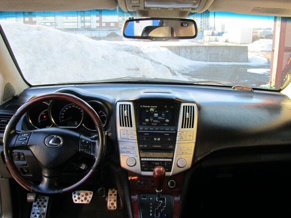 2007 Lexus RX 400h II Рестайлинг, синий, 1500000 рублей - вид 12