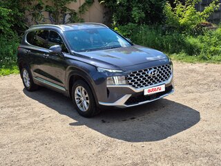 2021 Hyundai Santa Fe IV Рестайлинг, синий, 3000000 рублей, вид 3