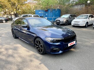 2018 BMW 5 серии 520d xDrive VII (G30/G31/G38), синий, 3650000 рублей, вид 2
