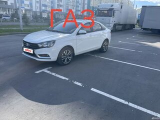 2015 Lada (ВАЗ) Vesta I, белый, 850000 рублей, вид 1