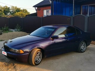 2001 BMW 5 серии 520i IV (E39) Рестайлинг, синий, 780000 рублей, вид 2