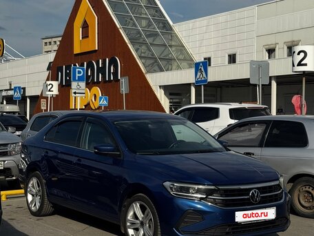 2022 Volkswagen Polo VI, синий, 2100000 рублей, вид 1