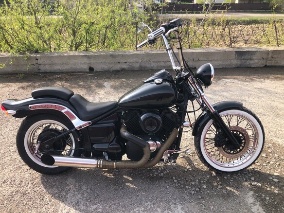 1996 Yamaha XVS400 Drag Star, чёрный, 310000 рублей - вид 17