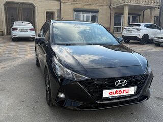 2021 Hyundai Solaris II Рестайлинг, чёрный, 1240000 рублей, вид 3