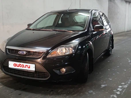 2010 Ford Focus II Рестайлинг, чёрный, 396000 рублей, вид 1