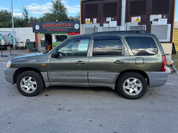 2001 Mazda Tribute I, зелёный, 300000 рублей - вид 8