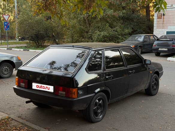 1990 Lada (ВАЗ) 2109, чёрный - вид 2