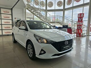 2021 Hyundai Solaris II Рестайлинг, белый, 1758000 рублей, вид 4