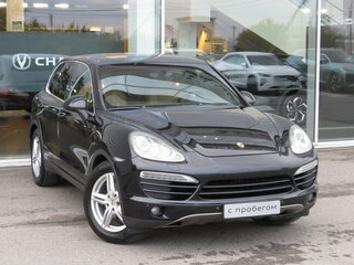 2012 Porsche Cayenne II (958), чёрный, 1895000 рублей, вид 3