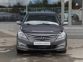 2014 Hyundai Solaris I Рестайлинг, серый, 850000 рублей, вид 2