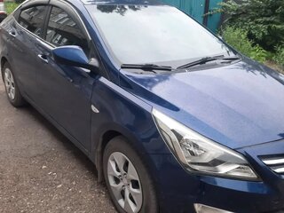 2014 Hyundai Solaris I Рестайлинг, синий, 800000 рублей, вид 1