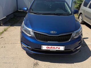 2016 Kia Rio III Рестайлинг, синий, 1100000 рублей, вид 1