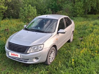 2013 Lada (ВАЗ) Granta I, серебристый, 430000 рублей, вид 2