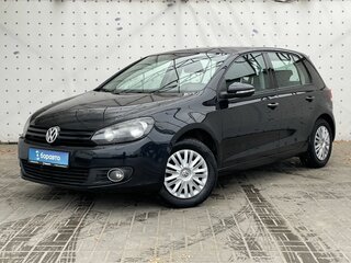 2011 Volkswagen Golf VI, чёрный, 790000 рублей, вид 1