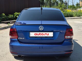2018 Volkswagen Polo V Рестайлинг, синий, 1200000 рублей, вид 4
