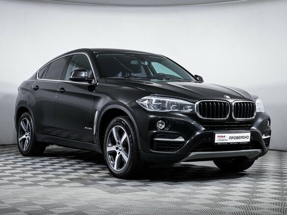 2016 BMW X6 30d II (F16), чёрный, 3910500 рублей - вид 2