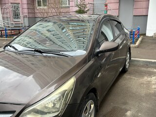 2014 Hyundai Solaris I Рестайлинг, коричневый, 680000 рублей, вид 1