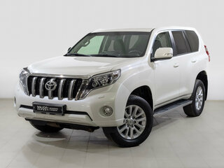 2014 Toyota Land Cruiser Prado 150 Series Рестайлинг 1, белый, 4010000 рублей, вид 1