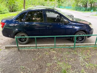 2015 Lada (ВАЗ) Granta I, синий, 280000 рублей, вид 4
