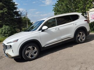 2021 Hyundai Santa Fe IV Рестайлинг, белый, 2950000 рублей, вид 3