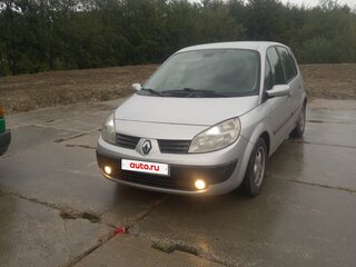 2007 Renault Scenic Grand II Рестайлинг, серебристый, 450000 рублей, вид 2