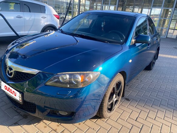2007 Mazda 3 I (BK) Рестайлинг, синий, 420000 рублей - вид 7