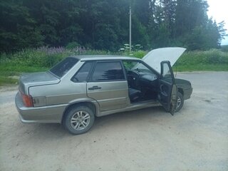 2001 Lada (ВАЗ) 2115, серебристый, 90000 рублей, вид 2