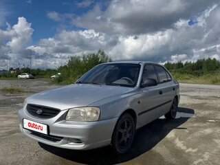 2007 Hyundai Accent ТагАЗ II, серебристый, 360000 рублей, вид 1