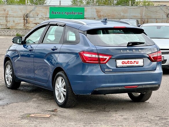 2019 Lada (ВАЗ) Vesta SW I, синий, 699999 рублей - вид 9