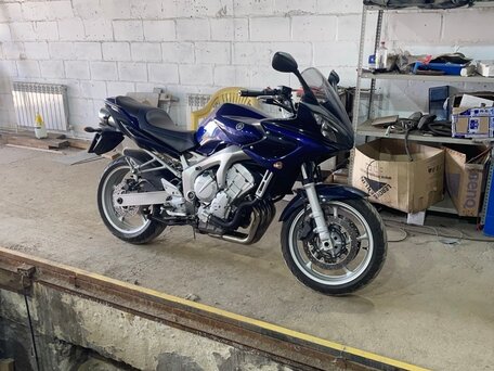 2005 Yamaha FZ6, синий, 550000 рублей, вид 1