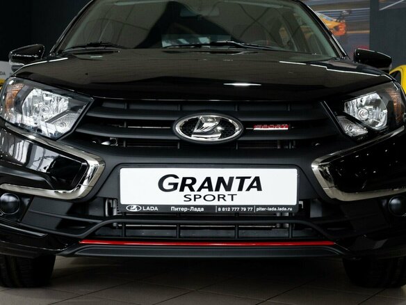 2026 Lada (ВАЗ) Granta Sport I Рестайлинг, чёрный - вид 1