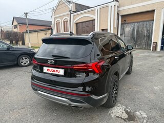 2021 Hyundai Santa Fe IV Рестайлинг, чёрный, 3700000 рублей, вид 4