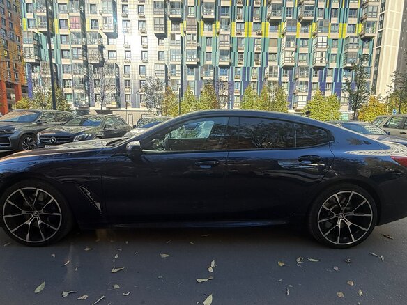 2019 BMW 8 серии 840d xDrive II (G14/G15/G16), синий - вид 2
