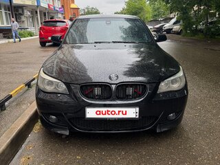 2005 BMW 5 серии 525i V (E60/E61), чёрный, 1050000 рублей, вид 2