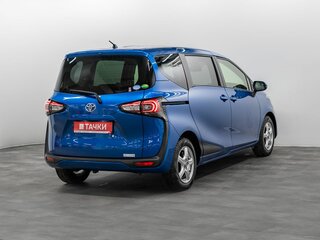2019 Toyota Sienta II Рестайлинг, синий, 1650000 рублей, вид 3