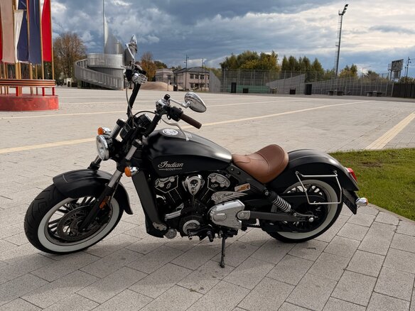 2016 Indian Scout, чёрный, 1090000 рублей - вид 14