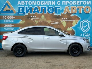 2017 Lada (ВАЗ) Vesta I, серебристый, 650000 рублей, вид 2