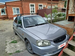 2001 Hyundai Accent II, серебристый, 300000 рублей, вид 1