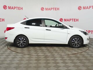 2016 Hyundai Solaris I Рестайлинг, белый, 898000 рублей, вид 4