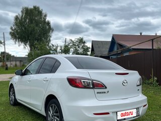 2013 Mazda 3 II (BL) Рестайлинг, белый, 910000 рублей, вид 3