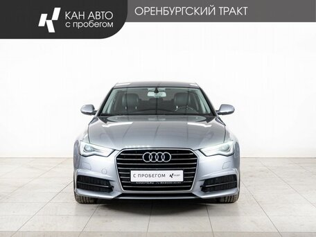 2017 Audi A6 IV (C7) Рестайлинг, серый, 1980000 рублей, вид 2