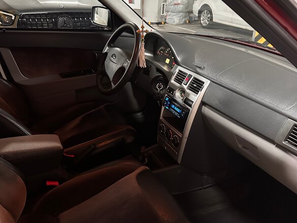 2007 Lada (ВАЗ) Priora I, красный, 400000 рублей - вид 5
