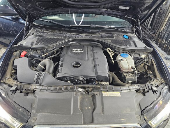 2014 Audi A6 IV (C7), синий, 1620000 рублей - вид 12